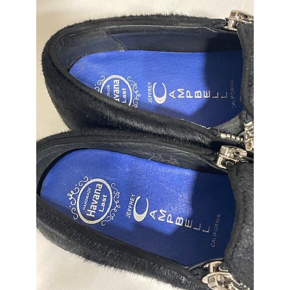 JEFFREY CAMPBELL JC PLAY SLIP ON PONY FUR SNEAKER Women's Sz 5 - Picture 5 of 9